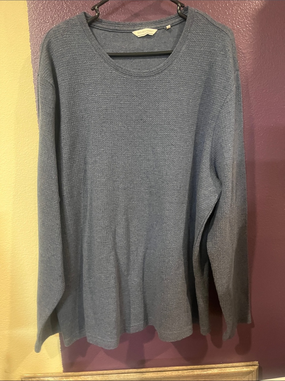 English Laundry Light Blue Crewneck Knit Sweater. 18